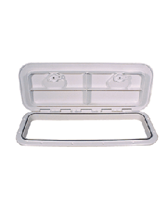 Beckson 10x24" Flush Hatch Horizontal or Vertical - White