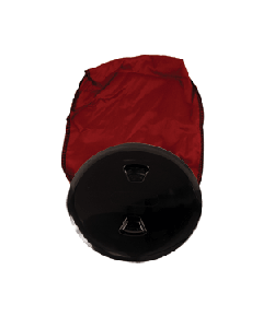 Beckson 5" Stow-Away Deck Plate - Black w/12" Bag