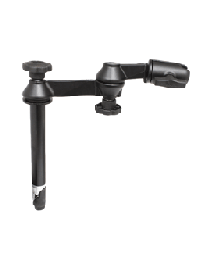 RAM Mount Double Swing Arm w/8" Male Tele-Pole - No Ball Base RAM-VP-SW1-8NB