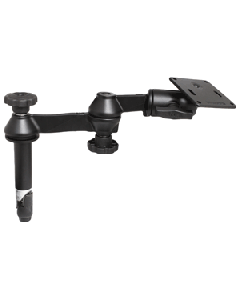 RAM Mount Double Swing Arm W/ 4" Male Tele-Pole Vesa Plate RAM-VP-SW1-4-2461