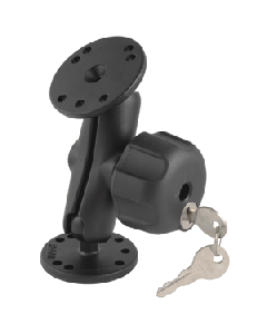 RAM Mount Locking Double Socket Arm w/2/2.5" Bases RAM-B-101LU