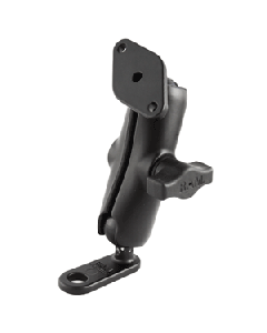RAM Mount 11Mm Flat Base W/ Double Arm And Diamond Adapter RAM-B-179U