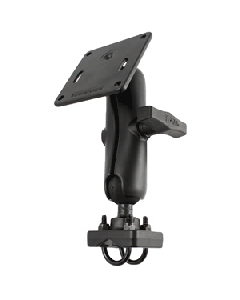 RAM Mount 3.625" Square Base W/ Double U-Bolt Mount RAM-334-1U