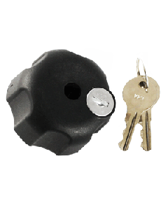 RAM Mount Knob W/ Lock And 5/16"-18 Brass Hole C Size RAM-KNOB5LU