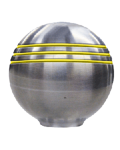 Ongaro Throttle Knob - 1-7/8" - Gold Grooves 50048