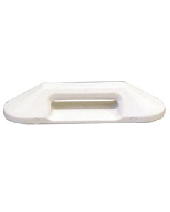 Weld Mount Large White Footman's Strap - Qty. 6 80113