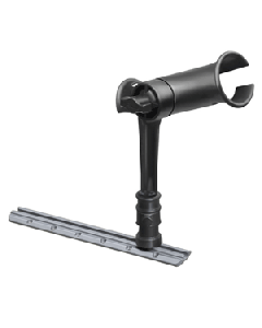 RAM Mount Ram Tube Jr. Rod Holder w/ 6" Post & Adapt-A-Post Track Mounting Base