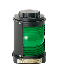 Perko Side Light - Black Plastic, Green Lens 1127GA0BLK