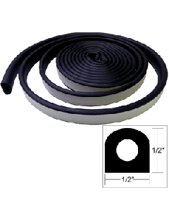 TACO Weather Seal - 10'L x 1/2"W x 1/2"H - Black
