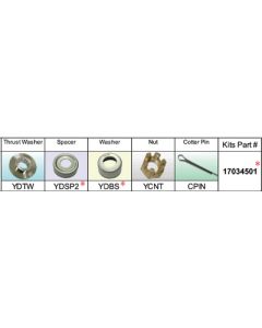 PROP HDW KIT YAM 60-100 HP D SLS-17034501
