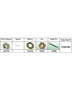 SOLAS PROPELLER KIT HARDWARE HONDA HA-PK 17061501