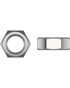 Seachoice Products 1/2-13 Hx Nut Ss 50/Bg Scp 00611