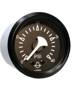 WATER PRESS 40PSI GAUGE BK/BK SCP-15234