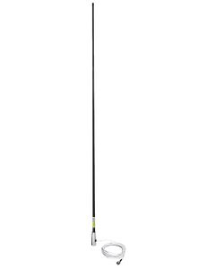 VHF ANT 8'(96 ) BLACK W CABLE