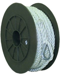 Seachoice Nylon Anchor Line-Wht-3/8 X50 SCP 40691