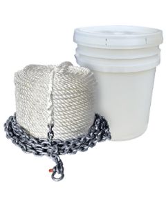 SEACHOICE 5-8 X200'ROPE W5-16 X15' CHAIN 44568