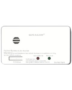 MARINE CO DETECTOR BATTRY WHT
