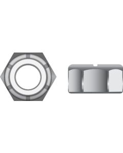 Seachoice 1/4-20 NYLON INSRTLOCKNUT 6/BG SCP-59458