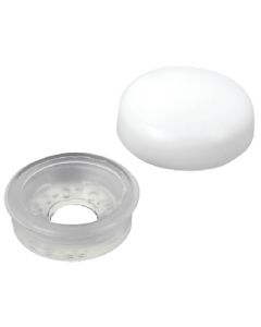 Seachoice WHITE SCREW CAP #6 &#8 6/BG SCP-59901