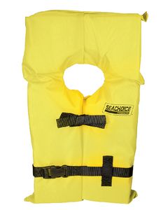 Seachoice Yellow Adult Life Vest-Foam Lg SCP 86020