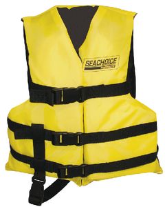 Seachoice Blk/Yel 3 Belt Vest Child SCP 86510