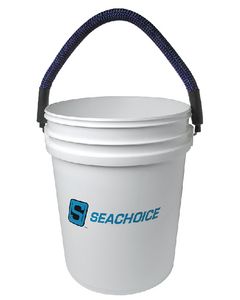 SEACHOICE BUCKET W-ROPE HANDLE 5GAL 90124