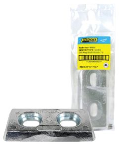 SEACHOICE ZHC3 HULL PLATE ANODE ALUM SCP 95653