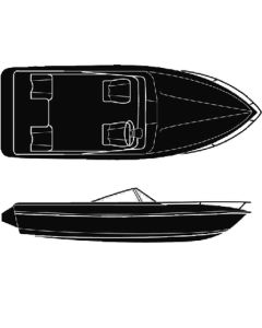 Seachoice 18'6  V-Hull I/O Cover SCP 97481