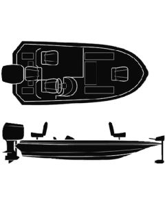 Seachoice 20'6  Wide Bass Boat Cover SCP 97621