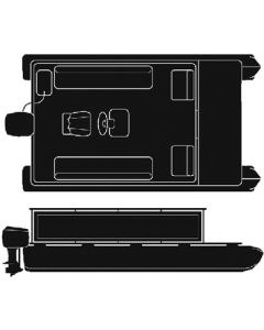 Seachoice 24'6 Pontoon Cover W/Rails SCP 97831
