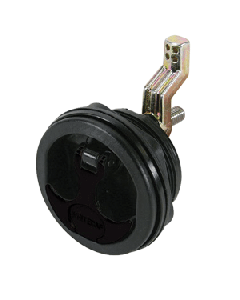 Whitecap T-Handle Latch - Nylon Black/Black - Non-Locking 3230BC