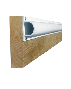 Dock Edge PRODOCK Heavy "D" Dock Profile - (3) 8' Sections - White 1205-F