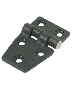 Whitecap Shortside Door Hinge - Black Nylon - 1-3/8" x 2-1/4"