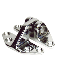 Whitecap Standard Hatch Hinge - CP/Brass - 2-5/8" x 3-1/8"