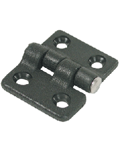 Whitecap Butt Hinge - Black Nylon - 1-1/2" x 1-3/8"