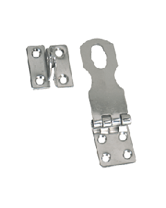 Whitecap Swivel Safety Hasp - CP/Brass - 1" x 3"