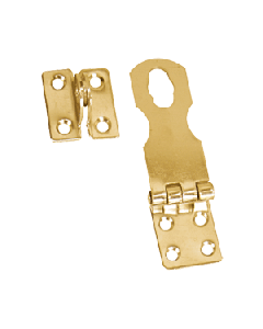 Whitecap Swivel Safety Hasp - Polished Brass - 1" x 3"