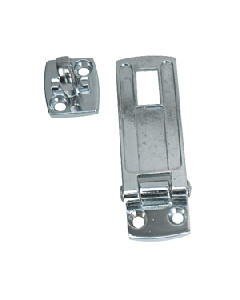 Whitecap Swivel Safety Hasp - CP/Zamac - 1-1/8" x 3"