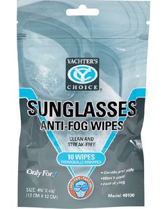 YACHTERS CHOICE PRODUCTS SUNGLASS WIPES 10CT 12-BOX 40100