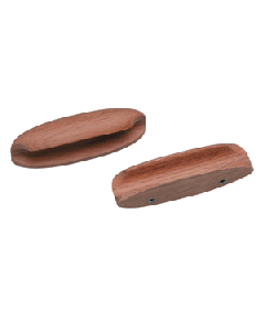 Whitecap Teak Oval Drawer Pull - 4"L - 2 Pack