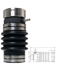 PSS Shaft Seal 2-1/4" Shaft 4" Tube