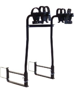 Swagman 80501 Black Around The Spare Deluxe 2 Bike RV RackFits 4" to 4.5" Square Steel Bumper DKI-80501