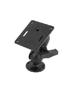 RAM Mount 3.625" Vesa Plate w/75 x 75mm Hole Pattern and Short Arm Surface Mount