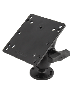 RAM Mount 4.75" Square Base VESA Plate 75mm and 100mm Hole Patterns w/Short Arm Surface Mount