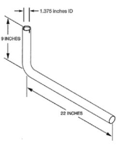 Cummins Tail Pipe Kit Onan Gen-Set 22 CNS-155348101