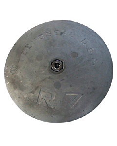 Tecnoseal R7 Rudder Anode - Zinc - 6-1/2" Diameter R7