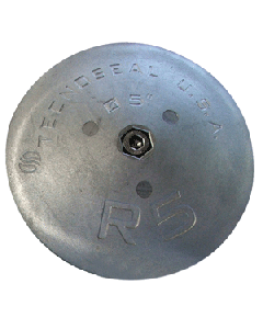 Tecnoseal R5MG Rudder Anode - Magnesium - 5" Diameter