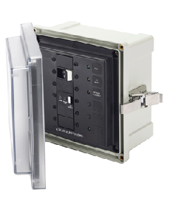 Blue Sea SMS Surface Mount System Panel Enclosure - 120/240V AC/50A ELCI Main - 1 Blank Circuit Position 3119