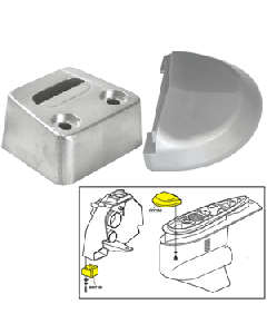 Tecnoseal Anode Kit w/Hardware - Volvo SX - Zinc