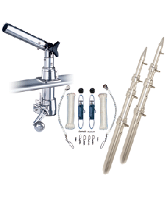 Rupp Z-30 Top Gun Outrigger Kit w/18' Poles & Complete Single Line Rigging Kit w/Klickers Release Clips